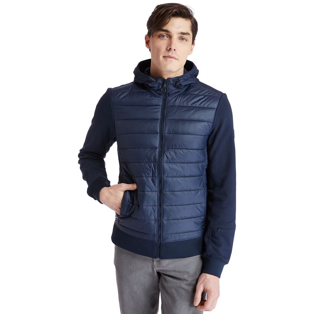 Timberland Mens Jackets Mt. Cabot Hybrid - Navy - India MF1653804